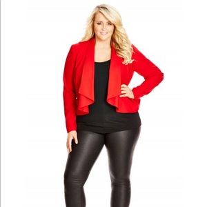 City Chic Waterfall Blazer Size M or 18